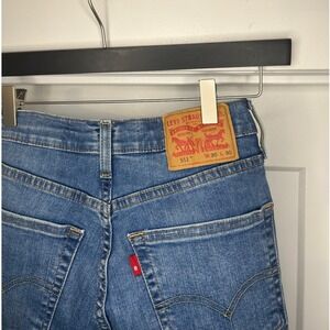 Levis 511 Slim Fit Mens Jeans Blue Medium Wash Denim 30x30 Americana Workwear